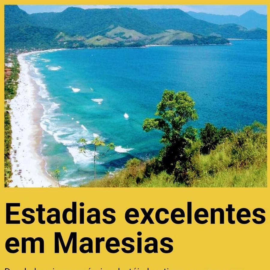 Casa Na Praia De Maresias Em Condominio Com Piscina Aquecida Na Av Principal De Maresias Kültér fotó